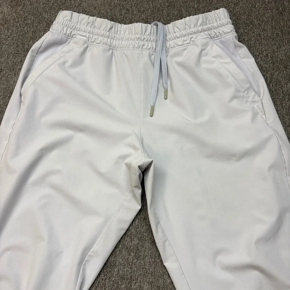 Under‎ Armour Mens Squad Warm-Up Pants Gray Medium Tall Tapered Zip Ankle